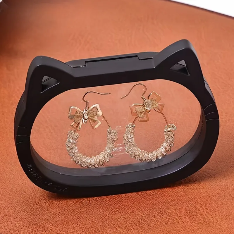 2pcs Cat Shape Creative Design,  Can Store Earrings, Studs, Brooches, Bracelets - Can Be Given As  Gifts To Each Other