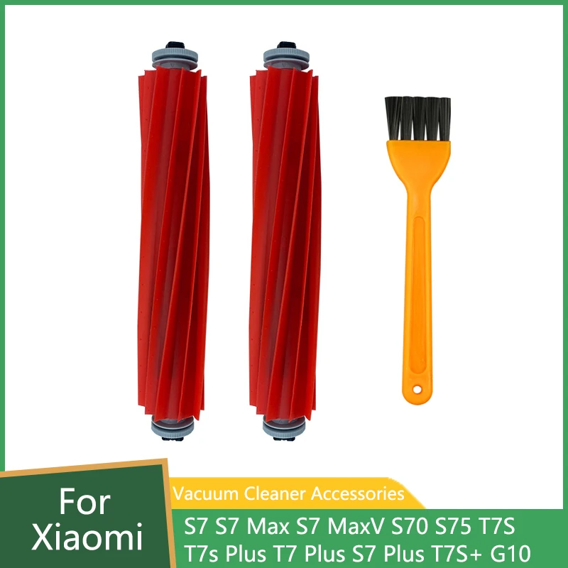 Xiaomi Roborock-掃除機ロボット用の取り外し可能なメインブラシ,掃除機部品,ソフトローラーブラシ,s7,s7max,s7maxv,s70,s75,t7s,s7plus