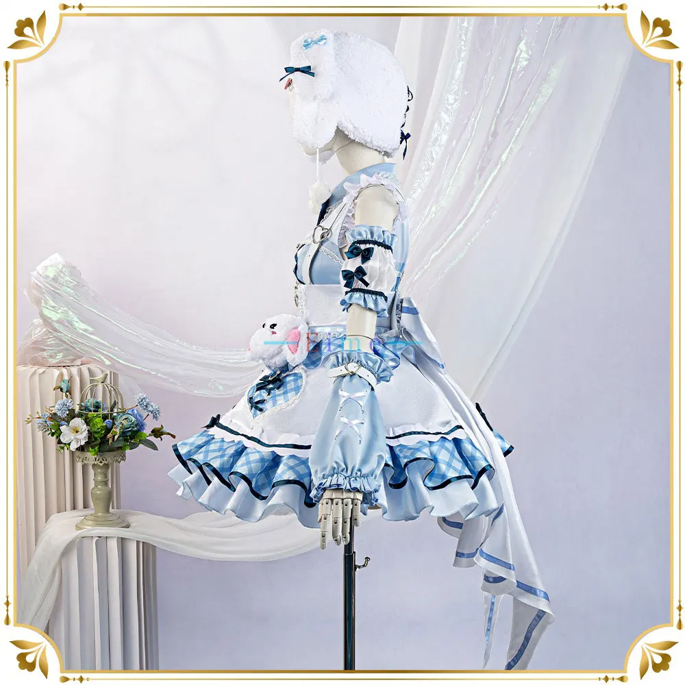 أزياء بانج دريم كوراتا ماشيرو التأثيرية للنساء فستان حفلات لطيف بدلة خادمة أزياء الهالوين كرنفال ملابس أنيمي مصنوعة حسب الطلب