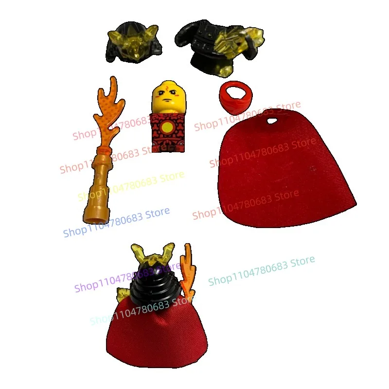 MOC اللبنات الجليد المحارب عمل صغير الشكل النينجا التجمع نموذج عرض قطعة عنصر ماستر أنيمي التلفزيون ديكور لعبة هدية