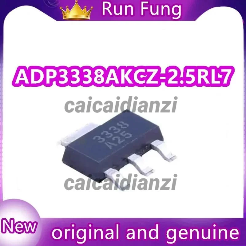 

10Pcs/Lot ADP3338AKCZ-2.5RL7 ADP3338AKCZ Linear Voltage Regulator IC Positive Fixed 1 Output 1A SOT-223-3 New Original