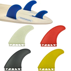 Surfboard Fin Setup T1 UPSURF FUTURE Base Surfing Fins Thruster, Honeycomb Quilhas Fibreglass Performance Core Surf Accessory,