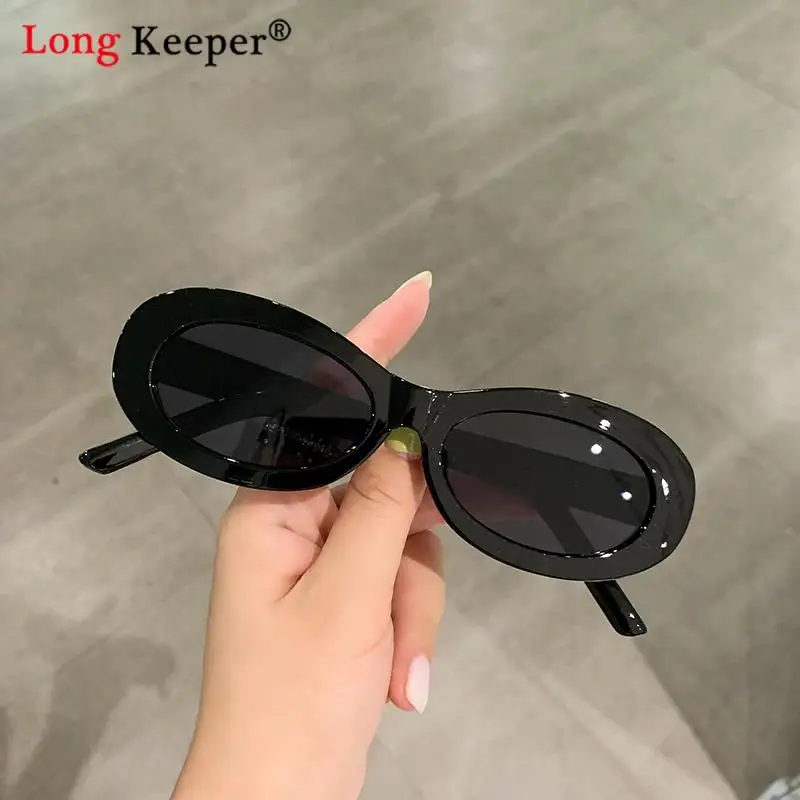 

Vintage Oval Sunglasses for Women Men Small Cateye Frame Sun Glasses Fashion Gradient Brand Designer Shades Uv400 Gafas De Sol