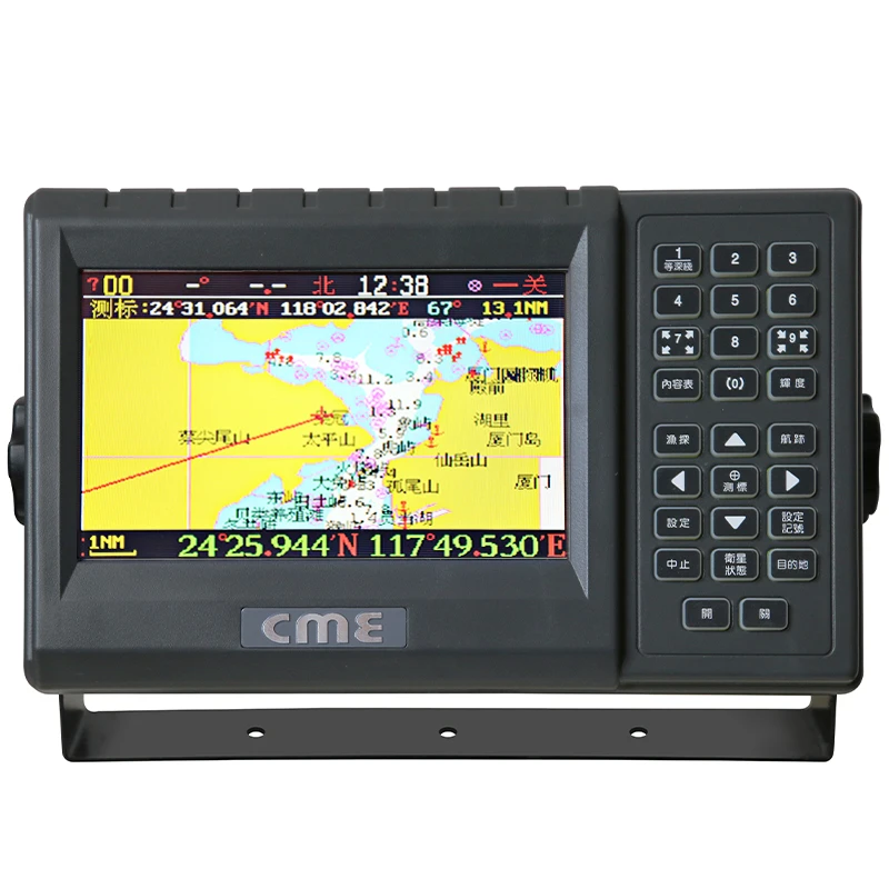 ملاح الأقمار الصناعية GPS البحرية 7 بوصة CME CNOOC YR72GP محدد موضع الرسم البياني متعدد الوظائف RE788GP