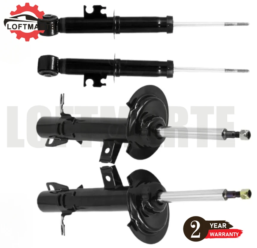 4x Front & Rear Air Suspension Shock Absorber Strut For BMW MINI R55 R56 Gas Damper 33526857139 31316782207 31316782208