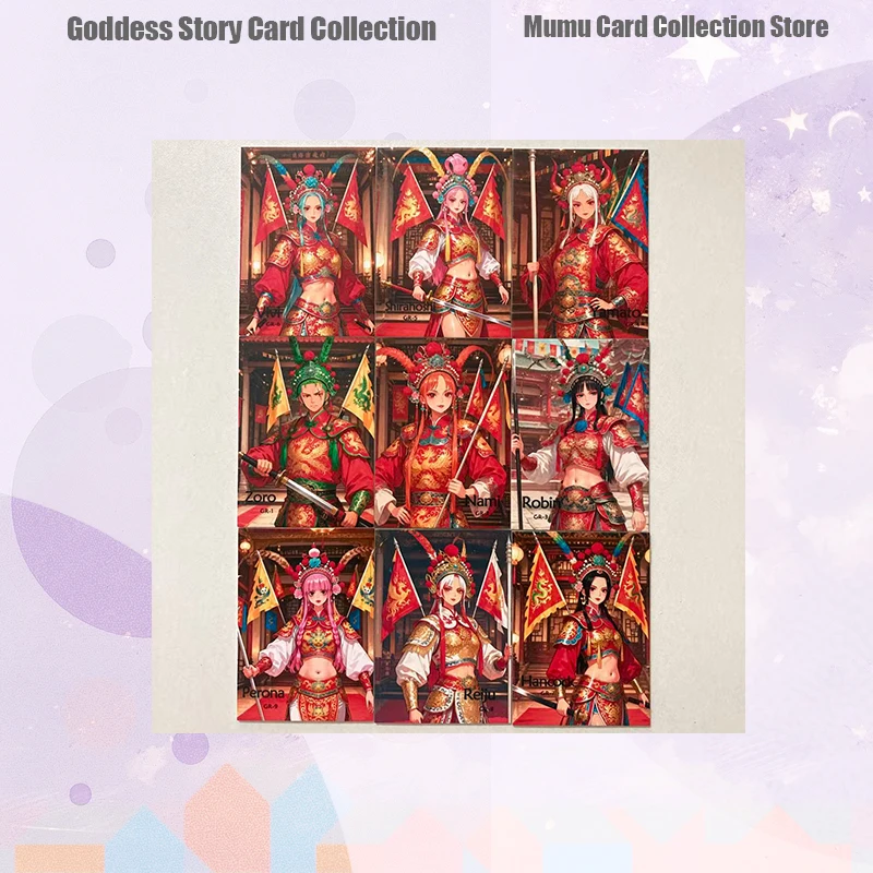 

Japanese Anime ONE PIECE WP WR BR DR QR GR ZR Card Set Characters Kalifa Shirahoshi Vivi Perona Tashigi Collectible Cards