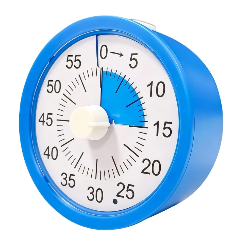 Desktop Visual Timer with Clear Count Down Dials, LED Alert for Daily Routines A2BB