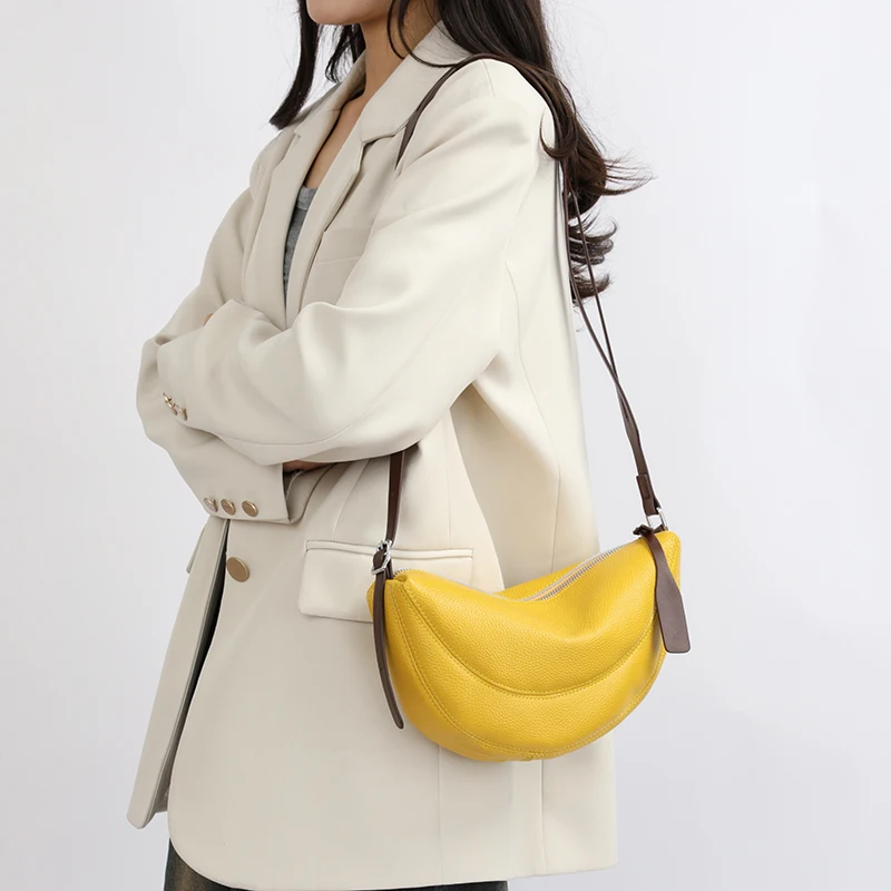 

Luxury Brand Women's Leather Crossbody Bag Elegant Shoulder Messenger Handbag for Ladies Classic Designer Tote