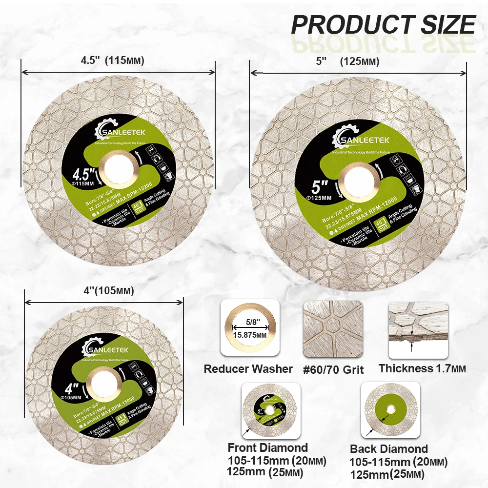 Рисунок 4 - SANLEETEK Алмазный отрезной диск 4/4