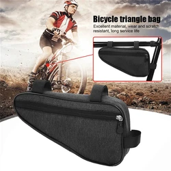 Waterproof Bicycle Bag Triangle Bike Bag Front Tube Frame Bag Mountain Bike Triangle Pouch Frame Holder Bicycle Accessories