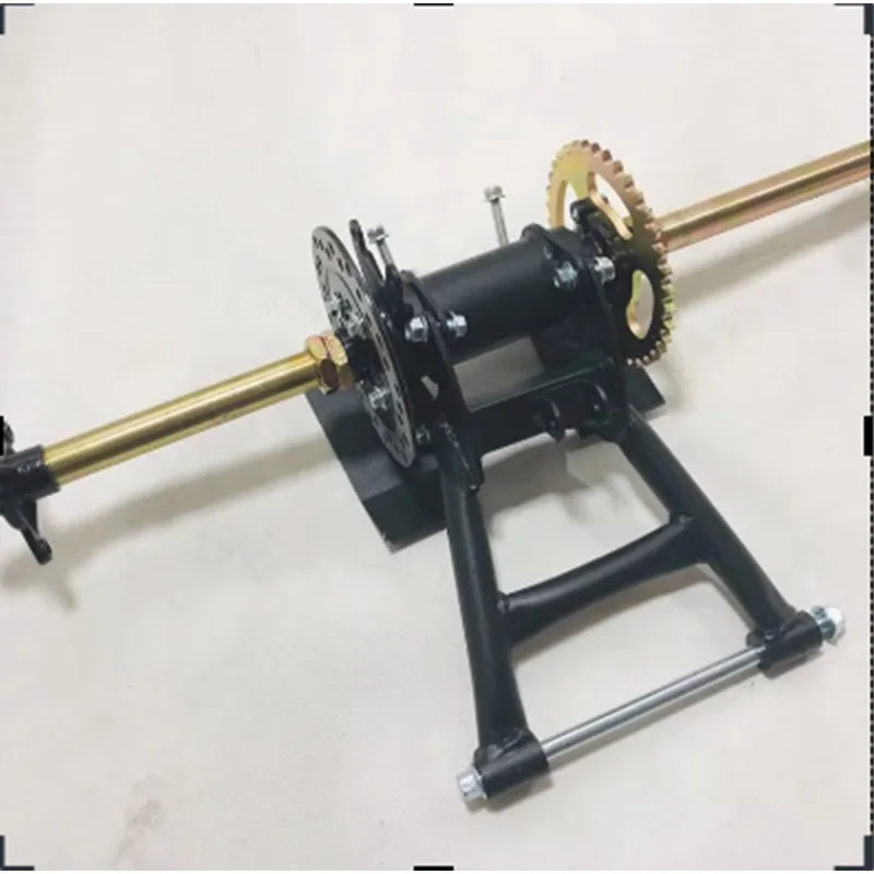 Disc Rotor Brake 71CM Rear Axle with Swingarm Swing Arm Fork for GY6 125 150 200cc CRF SSR Dirt Pit Bike Go Kart ATV