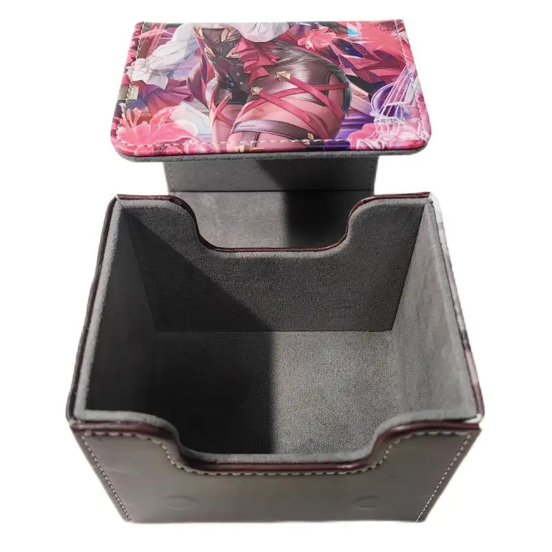 100+PP Anime Cards Storage Deck Box Board Game TCG Card Box Protector Case for MGT/Pkm/Yu-Gi-OH/Gathering Games Trading Cards