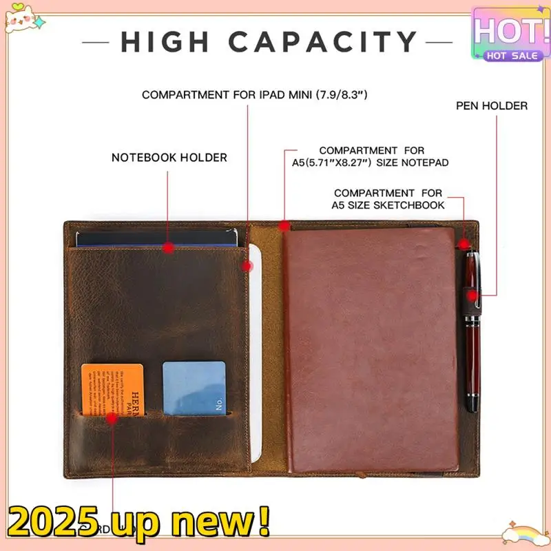 

Notebook Combination Protective Cover Folder File Book Cover Business Stationery Contract Document Storage Box,A5 Durable