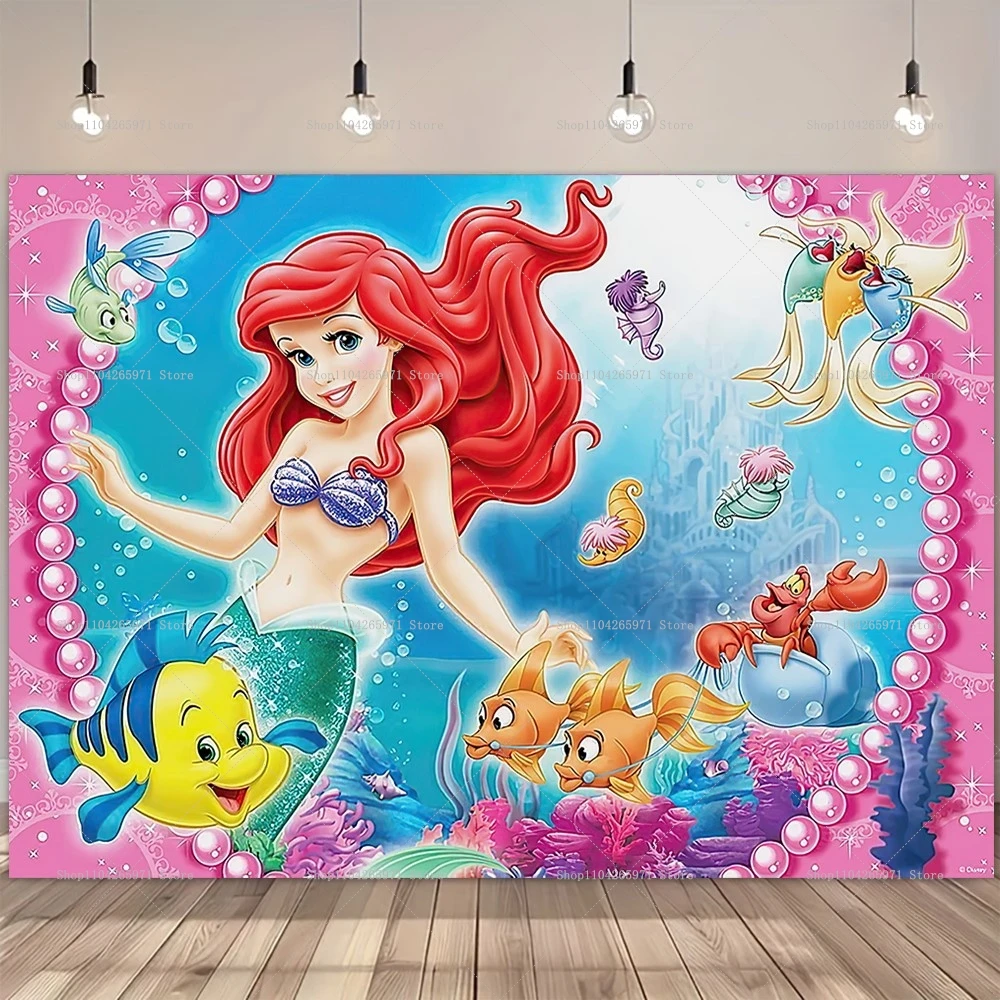 The Little Mermaid Theme Backd - Baby Food Plan recension och pris
