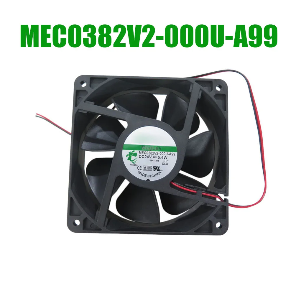 For SUNON MEC0382V2-000U-A99 12038 DC24V 5.4W 2PIN 2Lines Cooling Fan