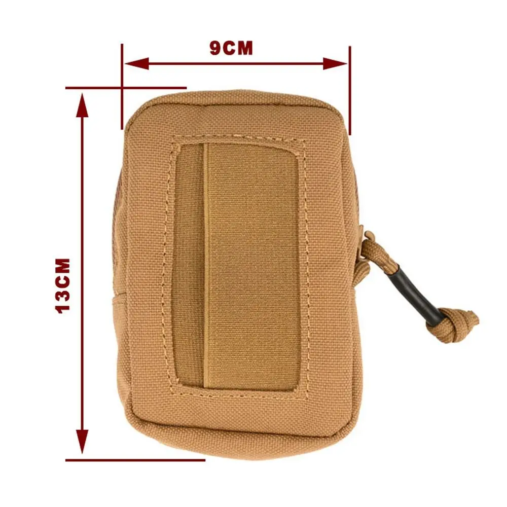 Tough Nylon Duty Belt Gloves Pouch Multifunctional Storage Portable Molle Accessory Pouch Solid Color Outdoor Hunting Bag Coin