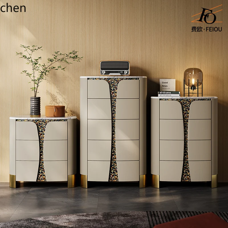 

LXC chest of drawers original bedroom paint marble storage drawer three or four bucket cabinet