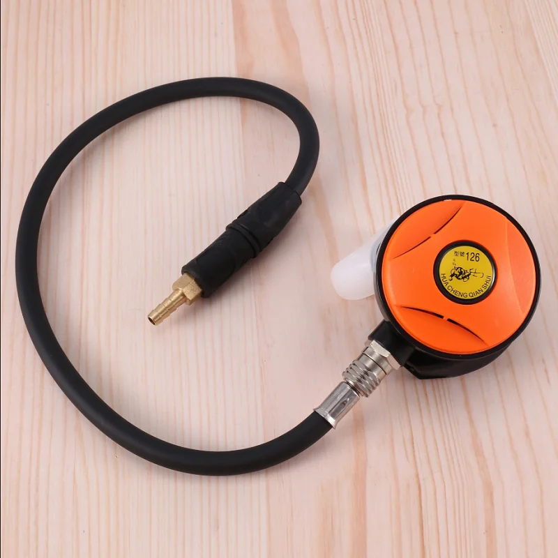 

CACI Scuba Diving Diver Regulator Diving Snorkel Tube Snorkeling Equipment Pressure Reducer 2Nd Dive Diving Regulator