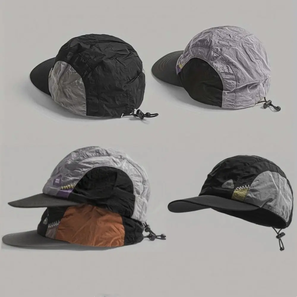 Бейсбольная кепка соответствующего цвета, летняя тонкая быстросохнущая шляпа с плоскими полями, повседневная дышащая солнцезащитная кепка для кемпинга и отдыха