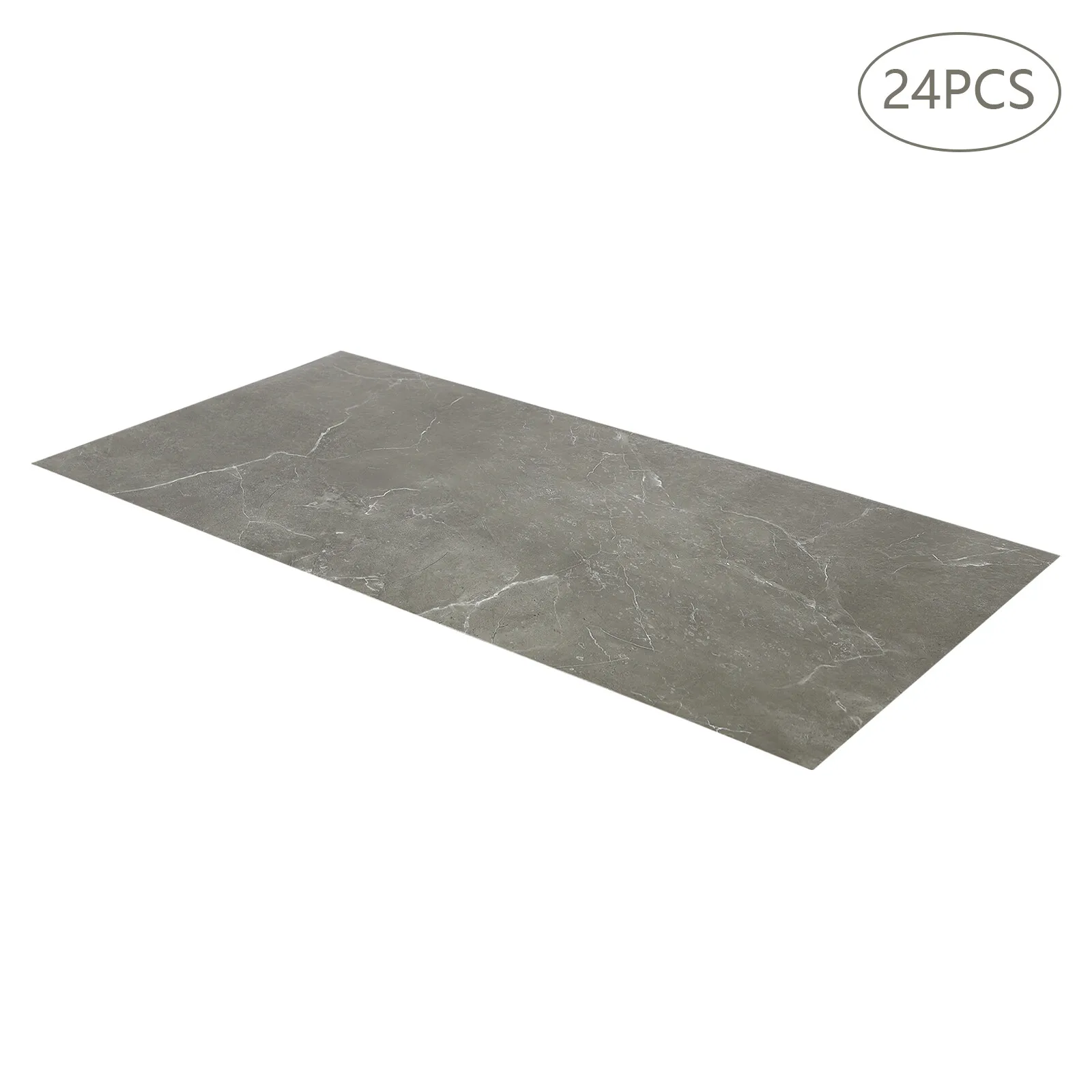 24 قطعة من بلاط الأرضيات البلاستيكية ذاتية اللصق مقاس 60 × 30 سم للأرضيات المتشابكة للمطبخ الداخلي