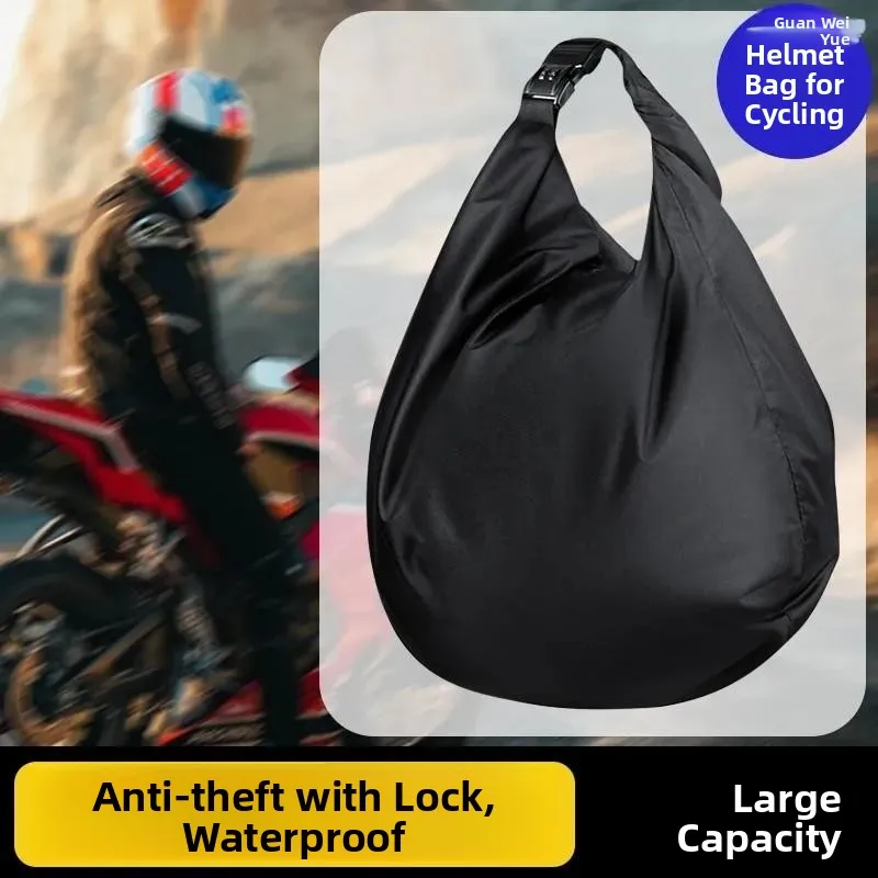 

Large Capacity Motorcycle Riding Gear Bag Waterproof Outdoor Storage Bag Helmet Clothes Bag Anti-Theft Combination Lock