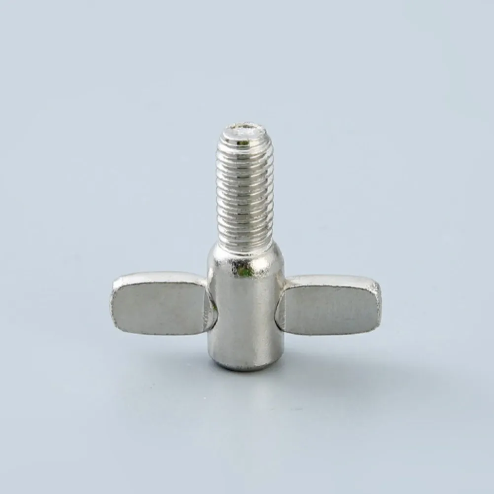 6 Pcs Cymbal Quick Release Nuts Stand Parts Tools Silver Fastener Accessories Drum Replacement