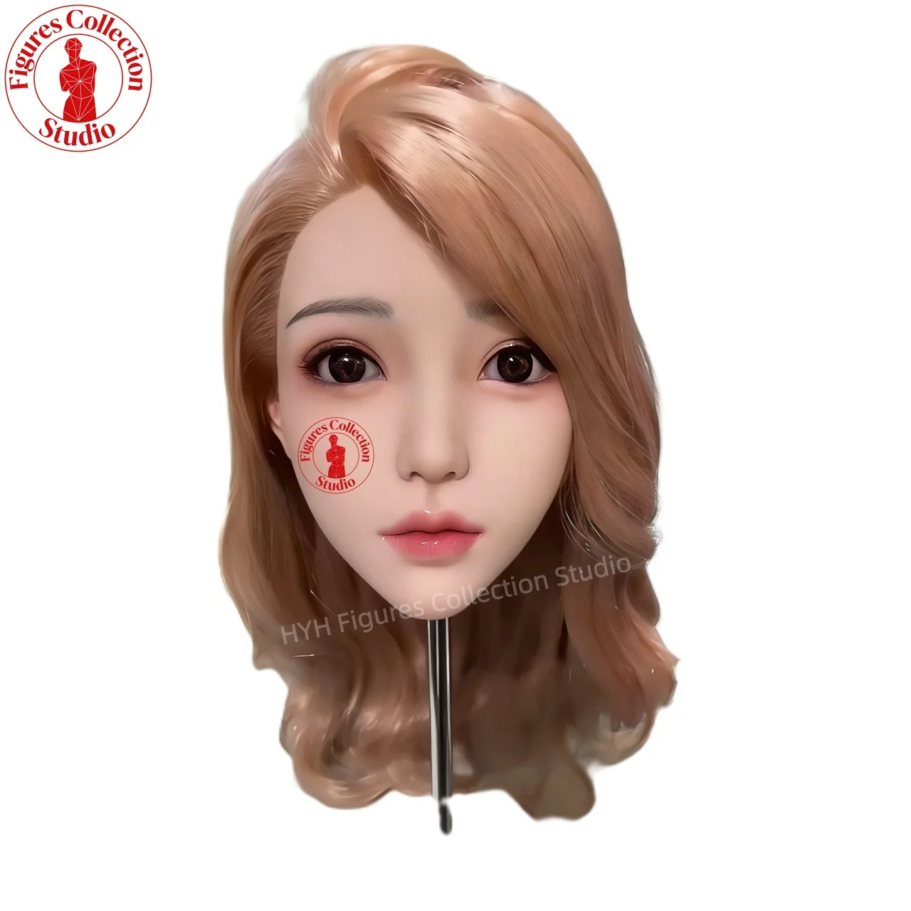 

Artisan Makeup Head HYH-SHB-TS-0030 Life-Size, M16 Interface, Ultra-Realistic for Hairstyle, Jewelry, Photography