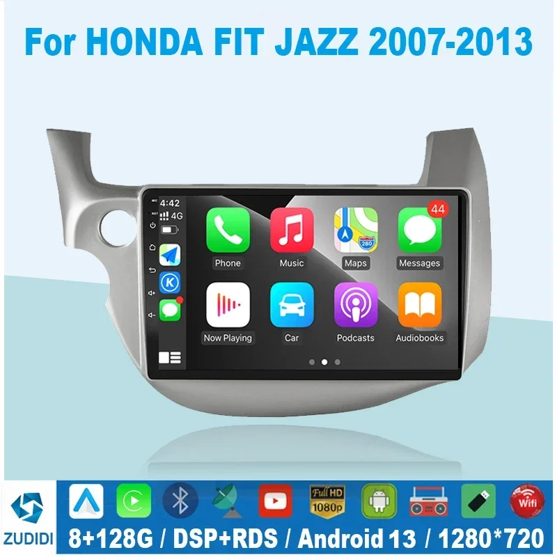 

2Din 4G Android 11 WiFi DSP CarPlay Car stereo Radio Multimedia Video Player For HONDA FIT JAZZ 2007-2014 Navigation GPS