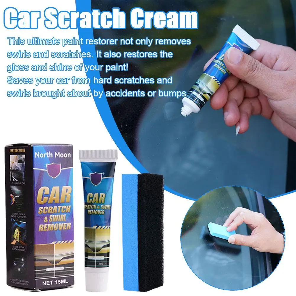  Universal Car Body Paint Repair Cream Scratch Repair Paste Coating Wax Brush Polishing Rag Up Access Care Paint Tool Touc H7I7