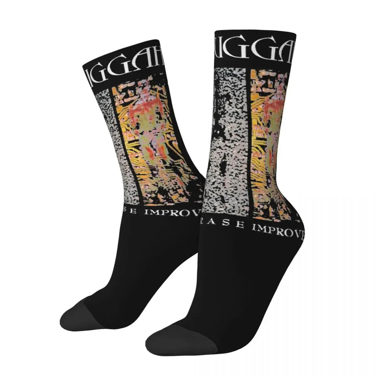 Soul Burn Extreme Metal Band Meshuggah Socks Men Women Funny Happy Socks Harajuku Spring Summer Autumn Winter Stockings Gifts