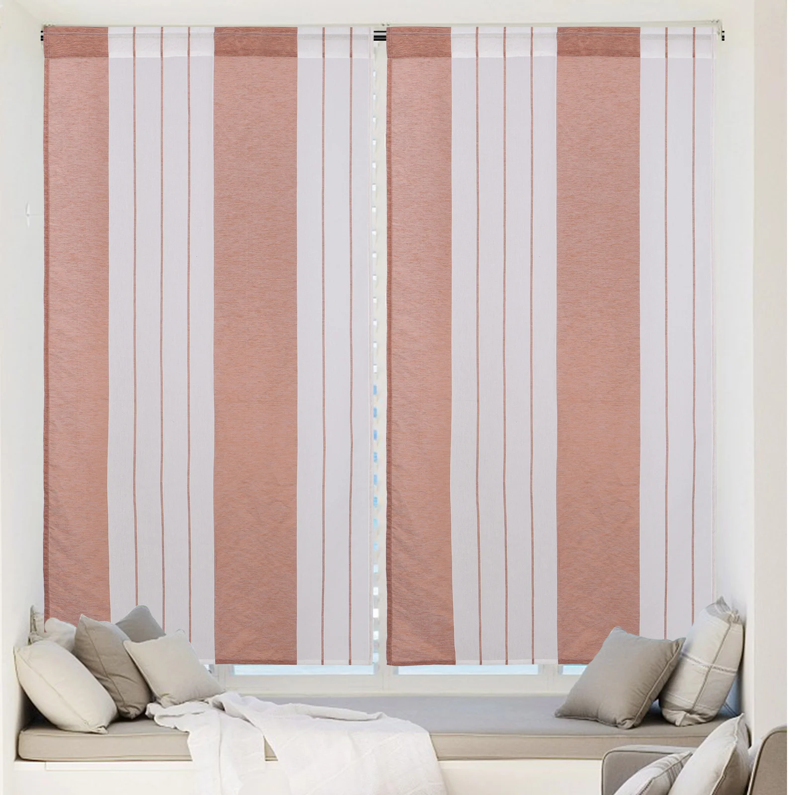 100x200 سنتيمتر نافذة شير قسط الفوال الستائر متعدد الألوان مخطط الحد الأدنى تصميم لغرفة النوم الحمام غرفة المعيشة ديكور #5