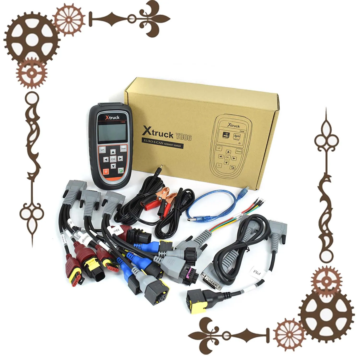 

Дизельный двигатель, азот, кислородный датчик, сканер, двойной датчик NOx, датчики температуры, автоматический детектор Xtruck Y006