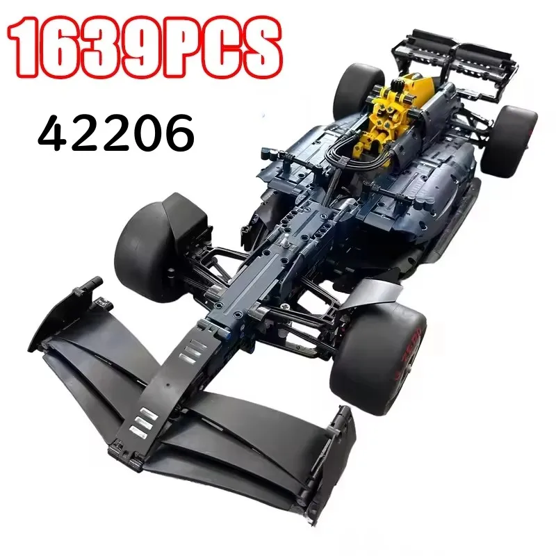 High Quality 42206 Chariot Blue Racing Car Decoration Gifts 1639PCS Assemble Brick Building Block Christmas Toys