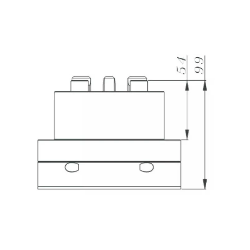 Pneumatic Chuck D100 With EDM adapter Plate Macro Std 3M0041 EWORA/3R tooling fixture