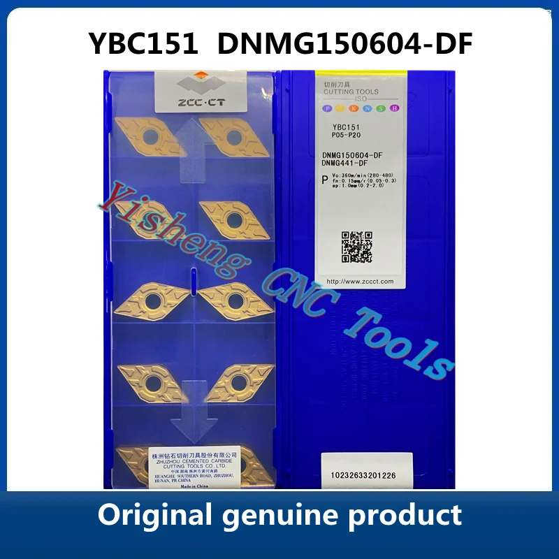 

ZCC CT DNMG150604-DF DNMG150608-DF DNMG150612-DF YBC151 YBC152 YBC252 YBC251 YBC152A Genuine Zhuzhou carbide blades