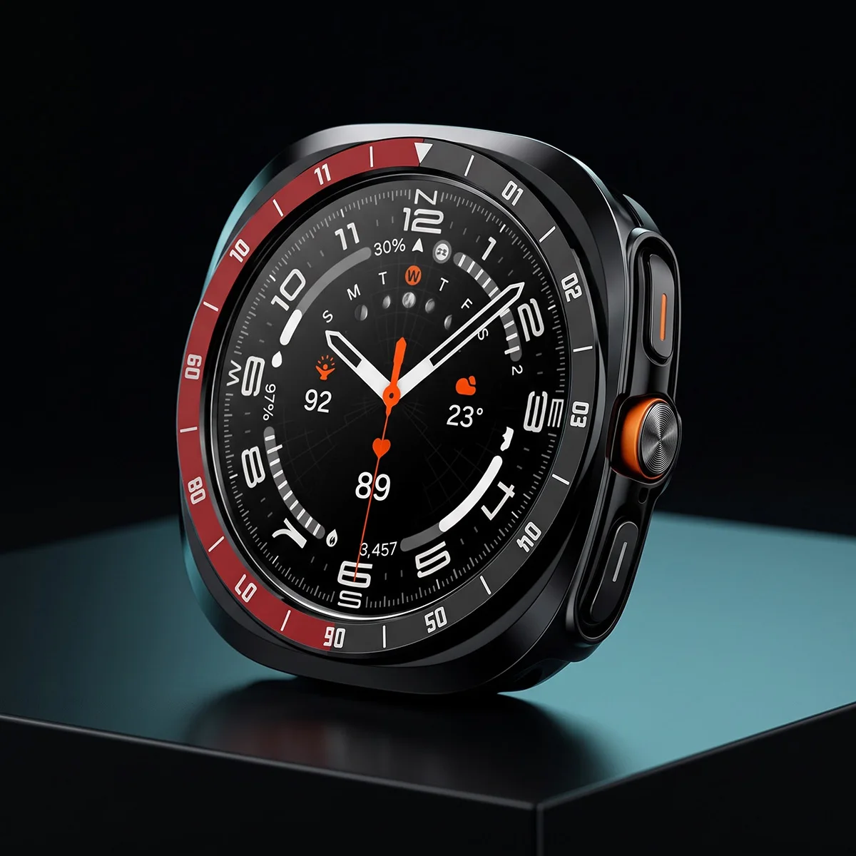 Hard PC Cover for Samsung Galaxy Watch Ultra 2 (2026) with Time Scale Case Hollow Protector Shell for Galaxy 9 Ultra Accessory
