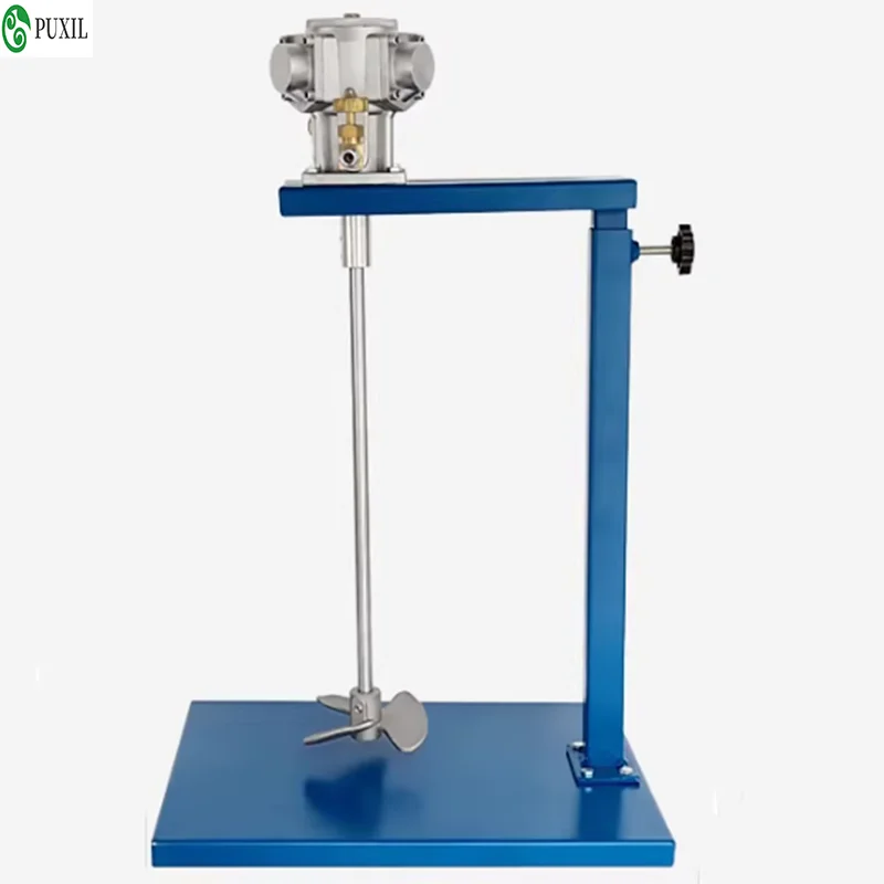 5-gallon pneumatic mixer, pneumatic coating mixer, ink coating mixer, clamp mixer, aluminum alloy impeller