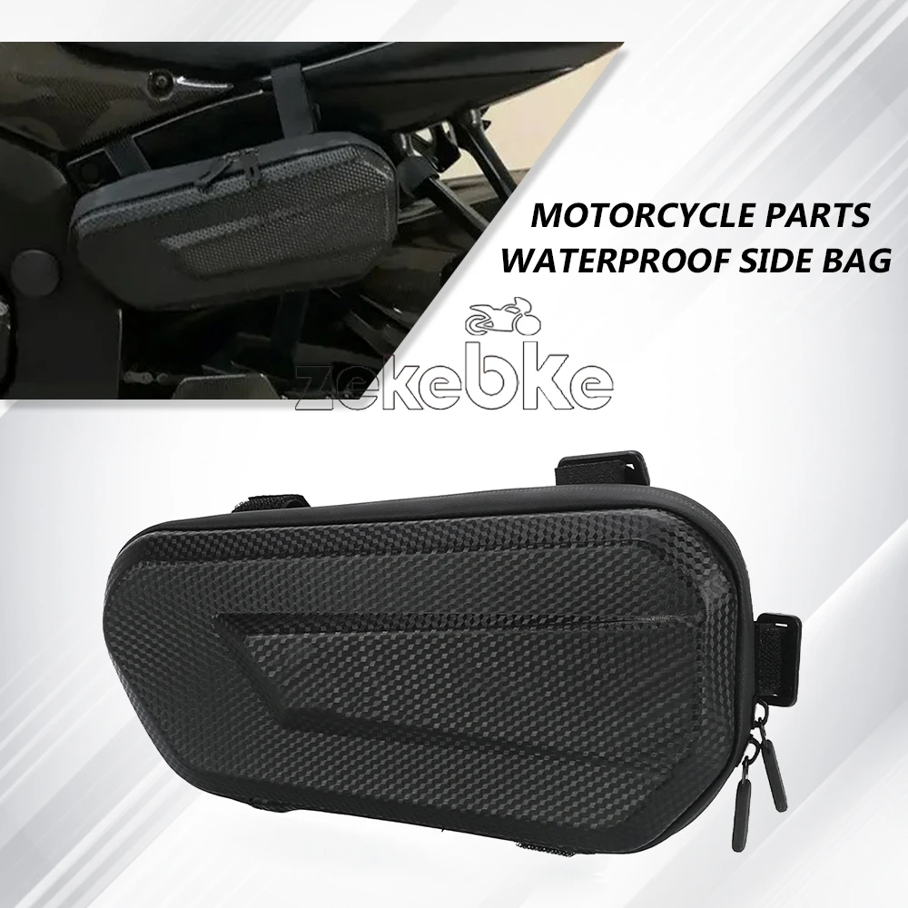Motorcycle Frame Package Side Bag Hard Shell Bicycle Bag Tool Bag For APRILIA RS50 RS125 RS250 RST1000 FUTURA RSVMILLE RSVR RSV4