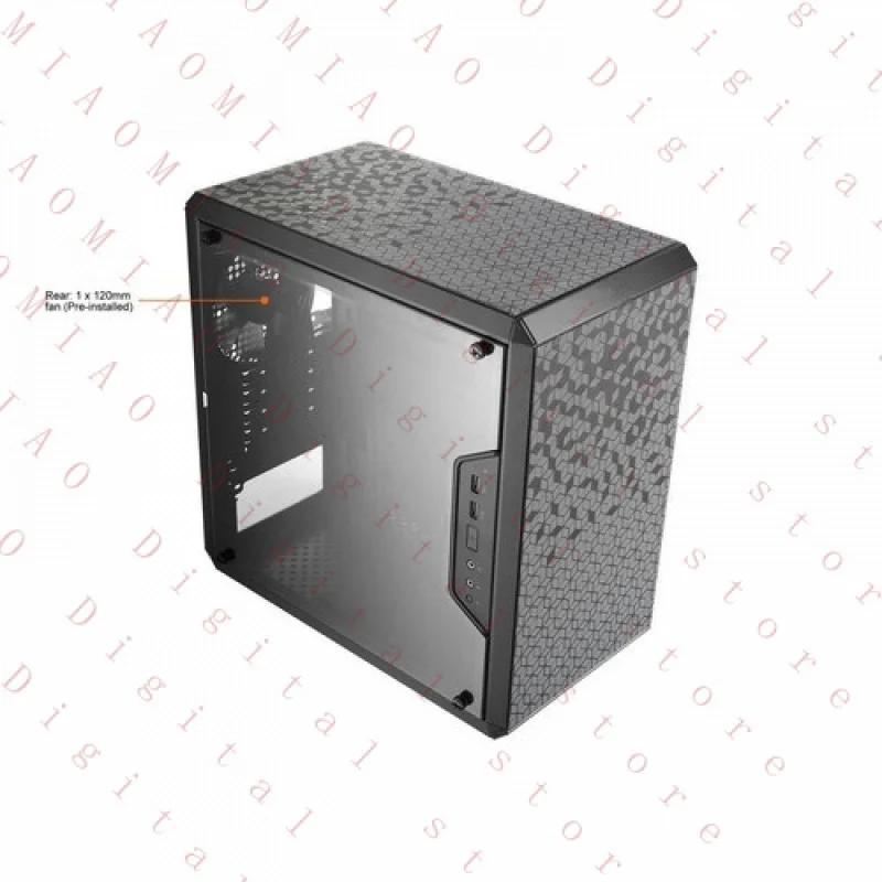 TU FOR MasterBox Q300L MATX PC Case W/ Magnetic Design Dust Filter Transparent Acrylic