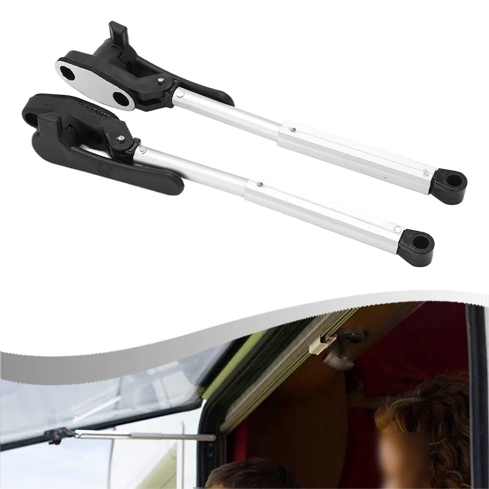 RV Modification Parts RV Window Support Rod Safety Lock Strut Automatic Lid Support Strut Aluminum Alloy Material