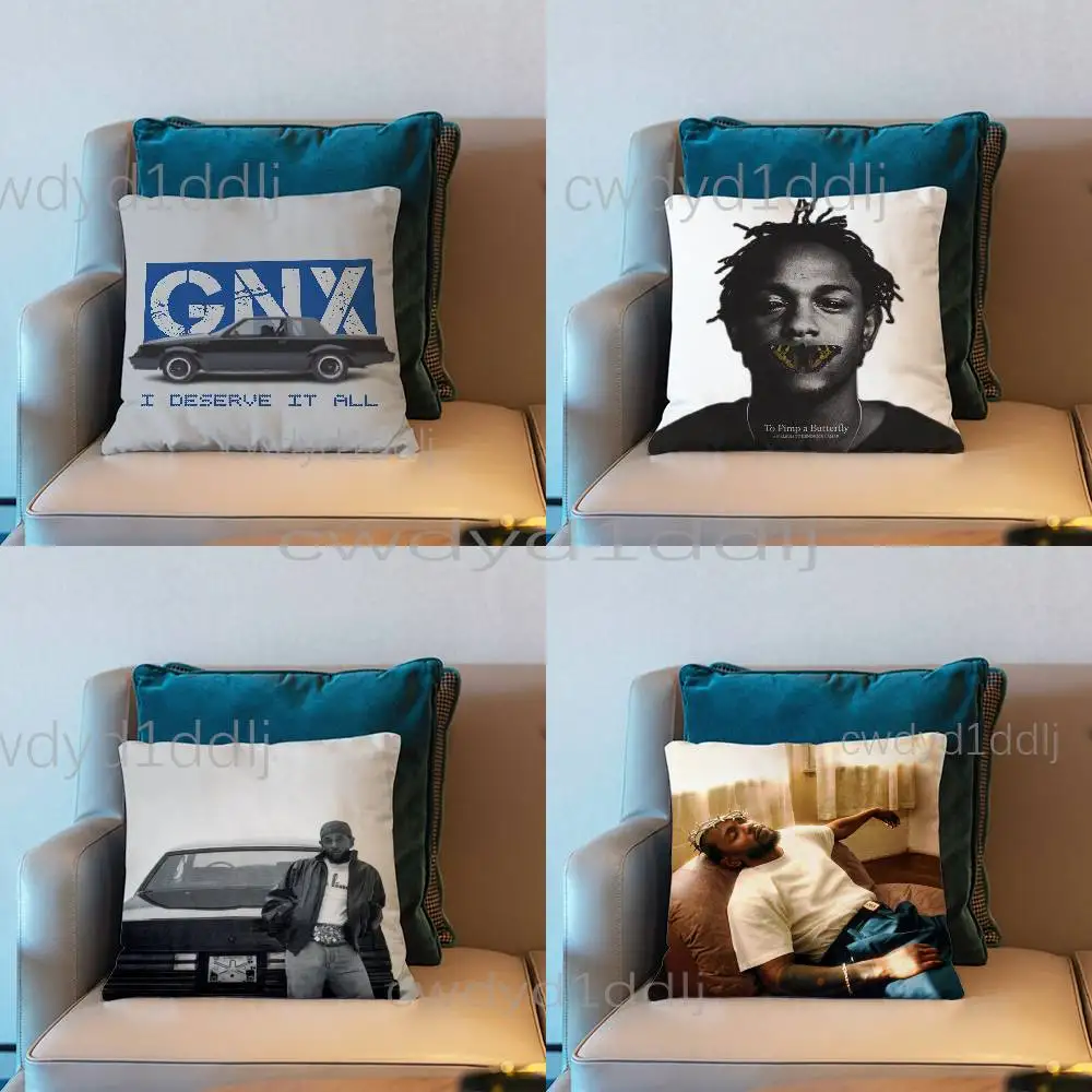 K-Kendrick Lamar GNX Pillow Case Short Plush Sofa Decorative Gift Home Double-sided Printing Cushio