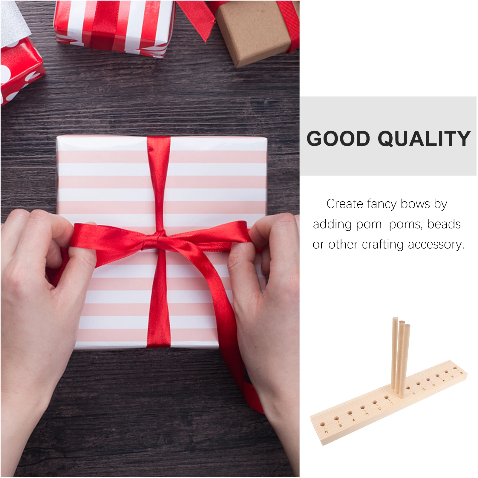 

Wood Bowknot Maker DIY Accessory Tool Create Durable Long Lasting Bows Save Time Money Craft Accessories Bow Maker