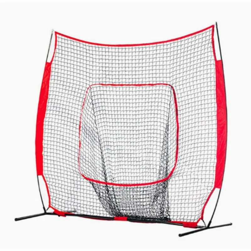 Portable baseball net, pitching practice net, indoor and outdoor baseball and softball throwing percussion net