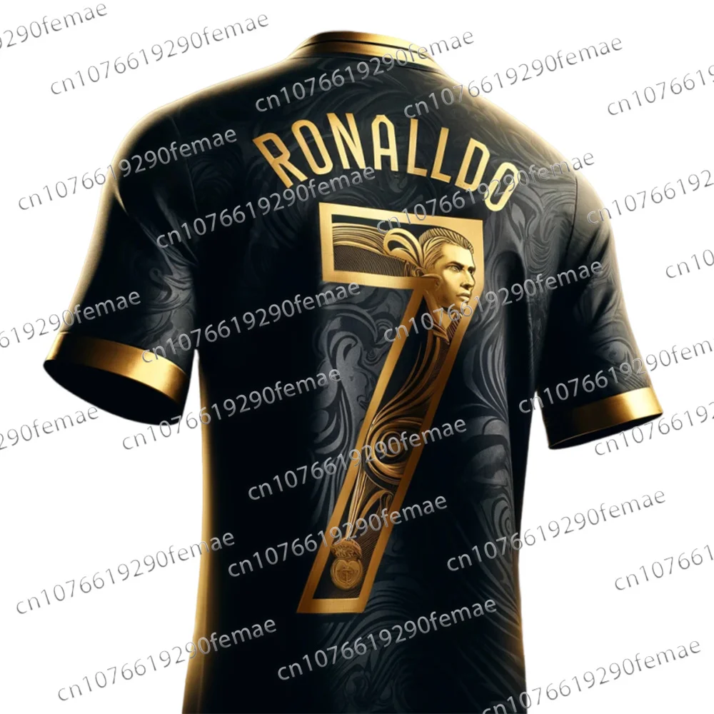 2025 New Luxury Ronaldo Fan Commemorative Edition T-shirt, Daily High end Personalized Fashion Comfortable Jersey