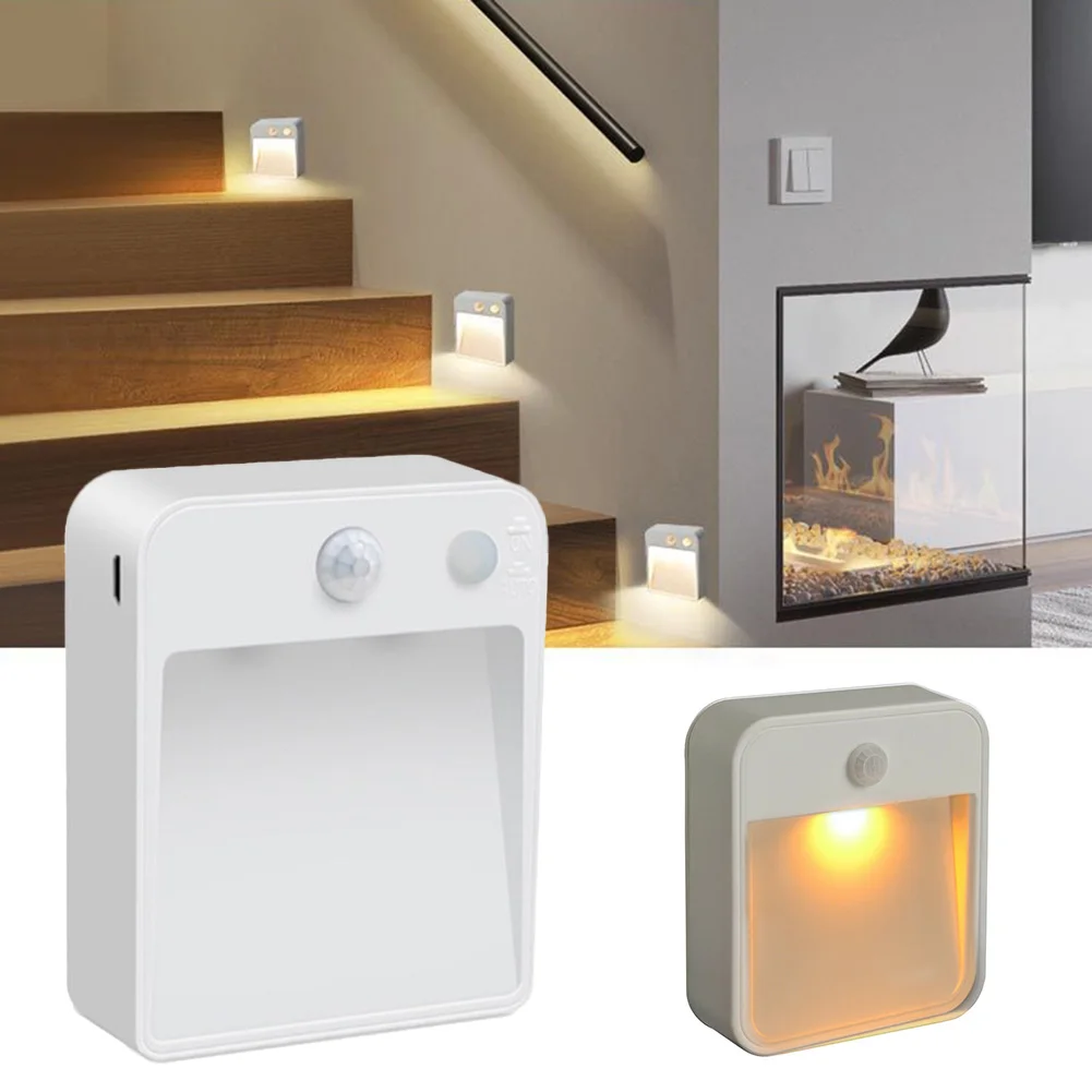 LED Night Light Motion Sensor Light For Home Bathroom Stair Hallway Wardrobe Cupboard Hallways Lighting