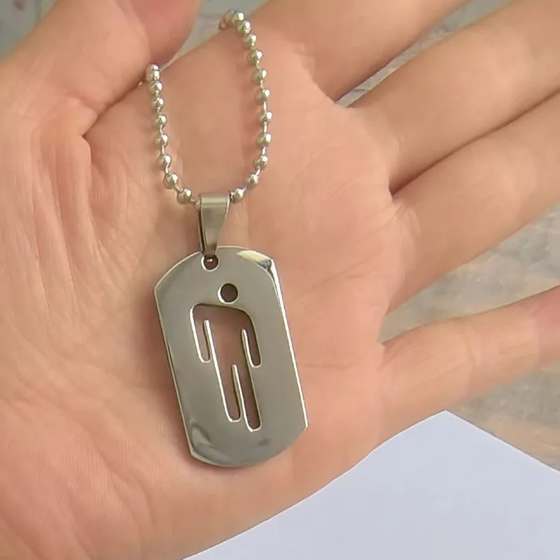 Модные косые ожерелья с подвеской в виде головы из нержавеющей стали для мужчин и женщин, оптовая продажа ювелирных изделий в стиле хип-хоп