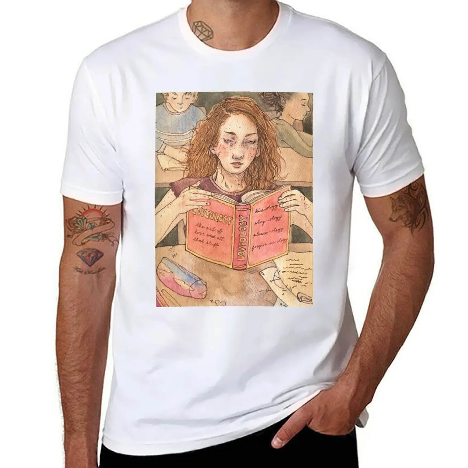 

inspired Loveology Regina Spektor by illustration T-Shirt Casual Basic Street Style T-Shirt