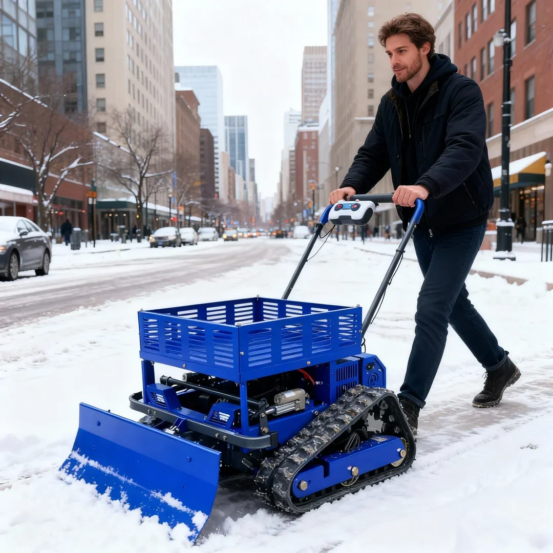 

Индивидуальная беспроводная газонокосилка-робот с дистанционным управлением — многофункциональный инструмент с насадкой для уборки снега и стойкой для хранения