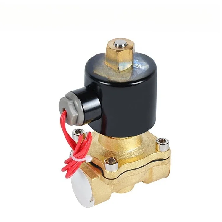Normally closed Normally open 2W brass solenoid valve Zero pressure start two-position two-way valve