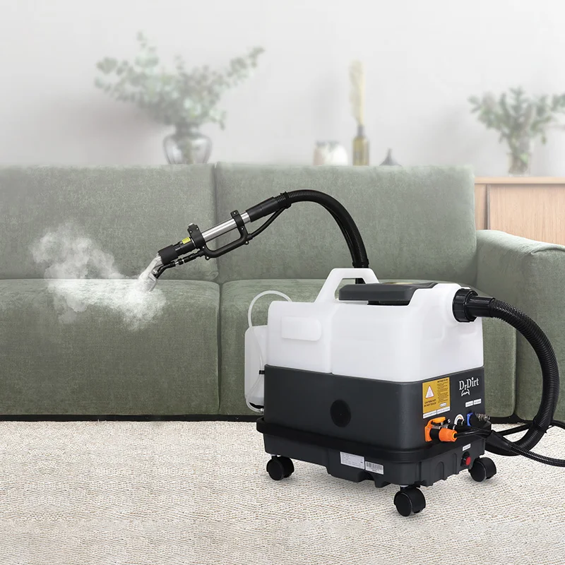 Heated Carpet Washing Cleaner Machine Extractor Injector Steam Vacuum Cleaner for Carpet Sofa Dust Mite Removal